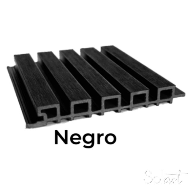 Lambrin Ext. 5 ranuras Negro Solart