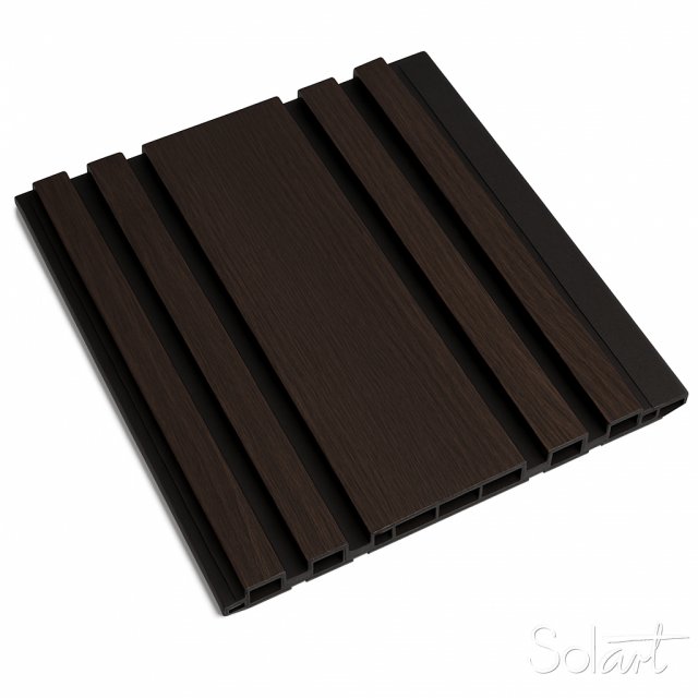 Lambrin Int. Ranurado Asimétrico Café Solart