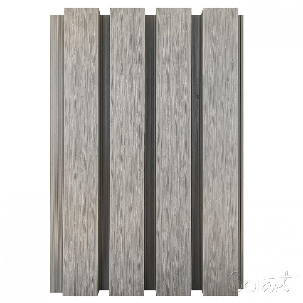 Lambrin Ext. 4 ranuras Gris Piedra 