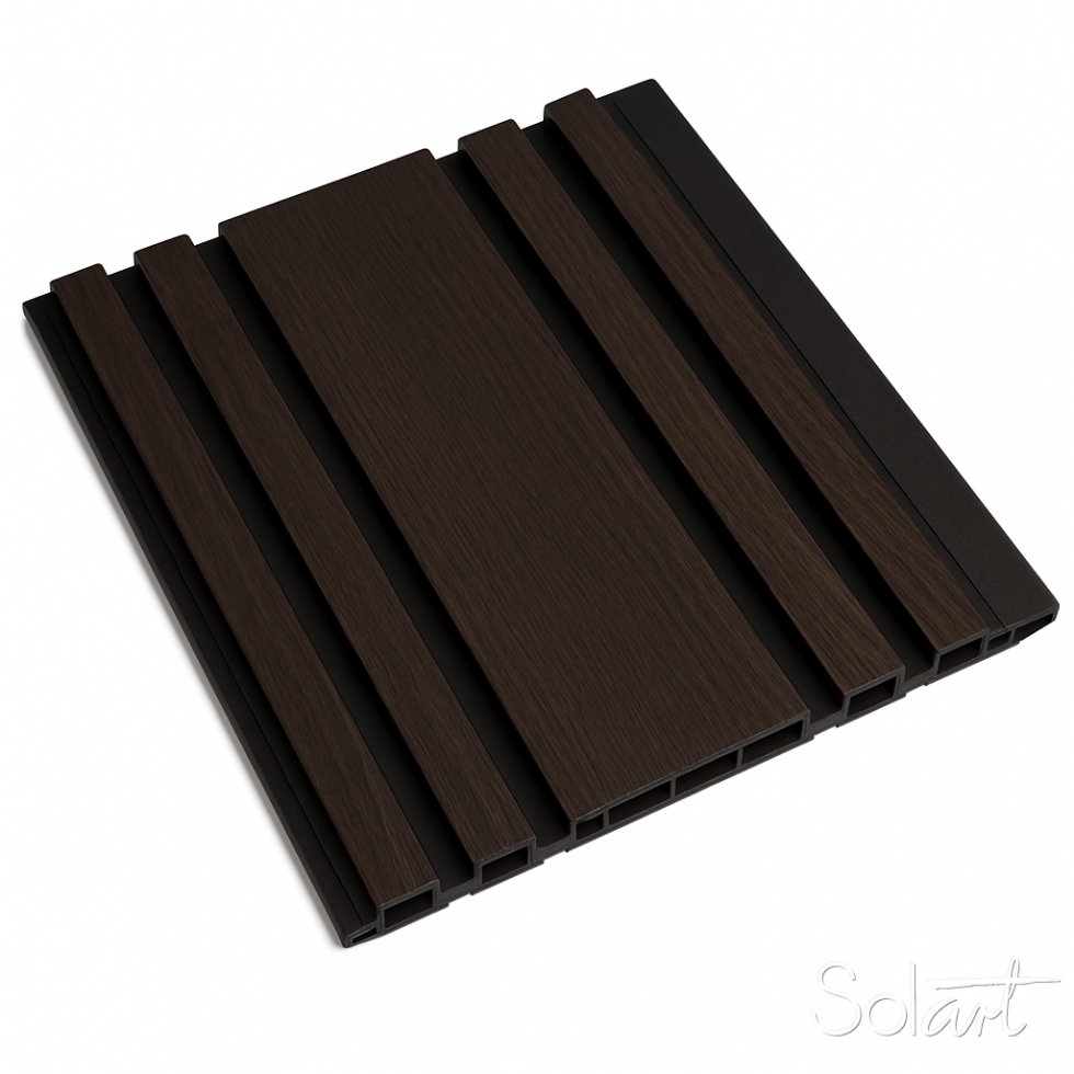 Lambrin Int. Ranurado Asimétrico Café Solart
