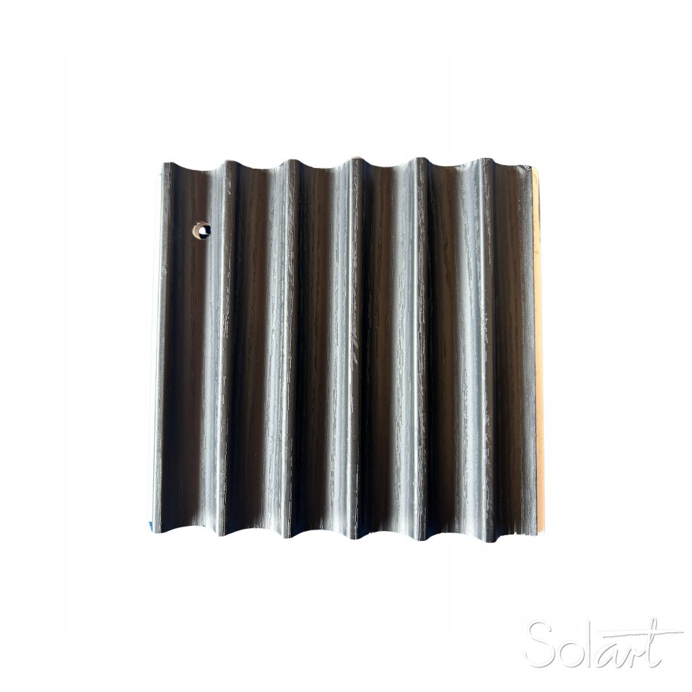 Lambrin Int. Panel Ondulado Ébano Brillante Solart